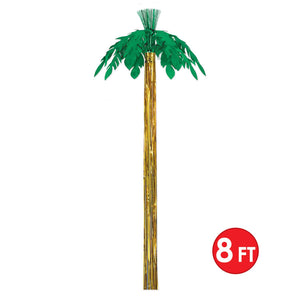 Bulk Luau Party Metallic Palm Tree (Case of 12) by Beistle
