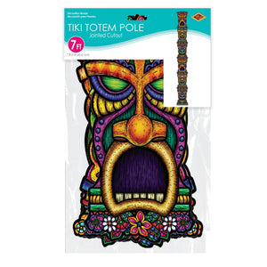 Luau Party Supplies - Jointed Tiki Totem Pole