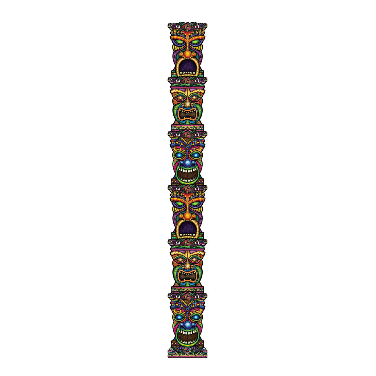 Beistle Luau Party Jointed Tiki Totem Pole