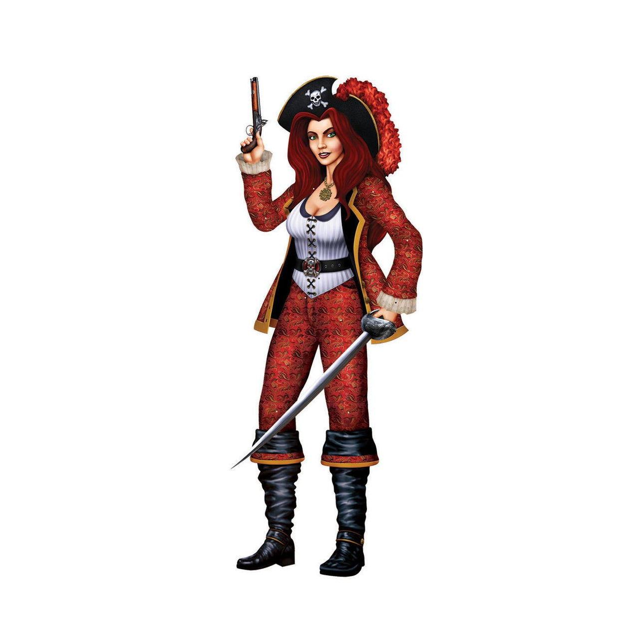 Beistle Jointed Bonny Buccaneer Party Decoration