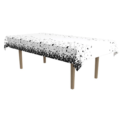Beistle Graduation Party Tablecover- Black and White