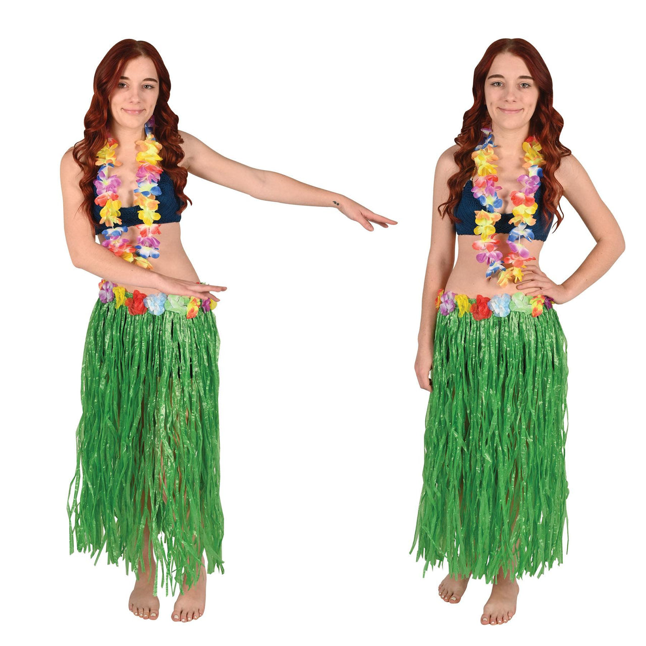 Adult Artificial Grass Hula Skirt - assorted colors