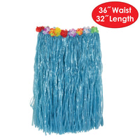 Adult Artificial Grass Hula Skirt - assorted colors
