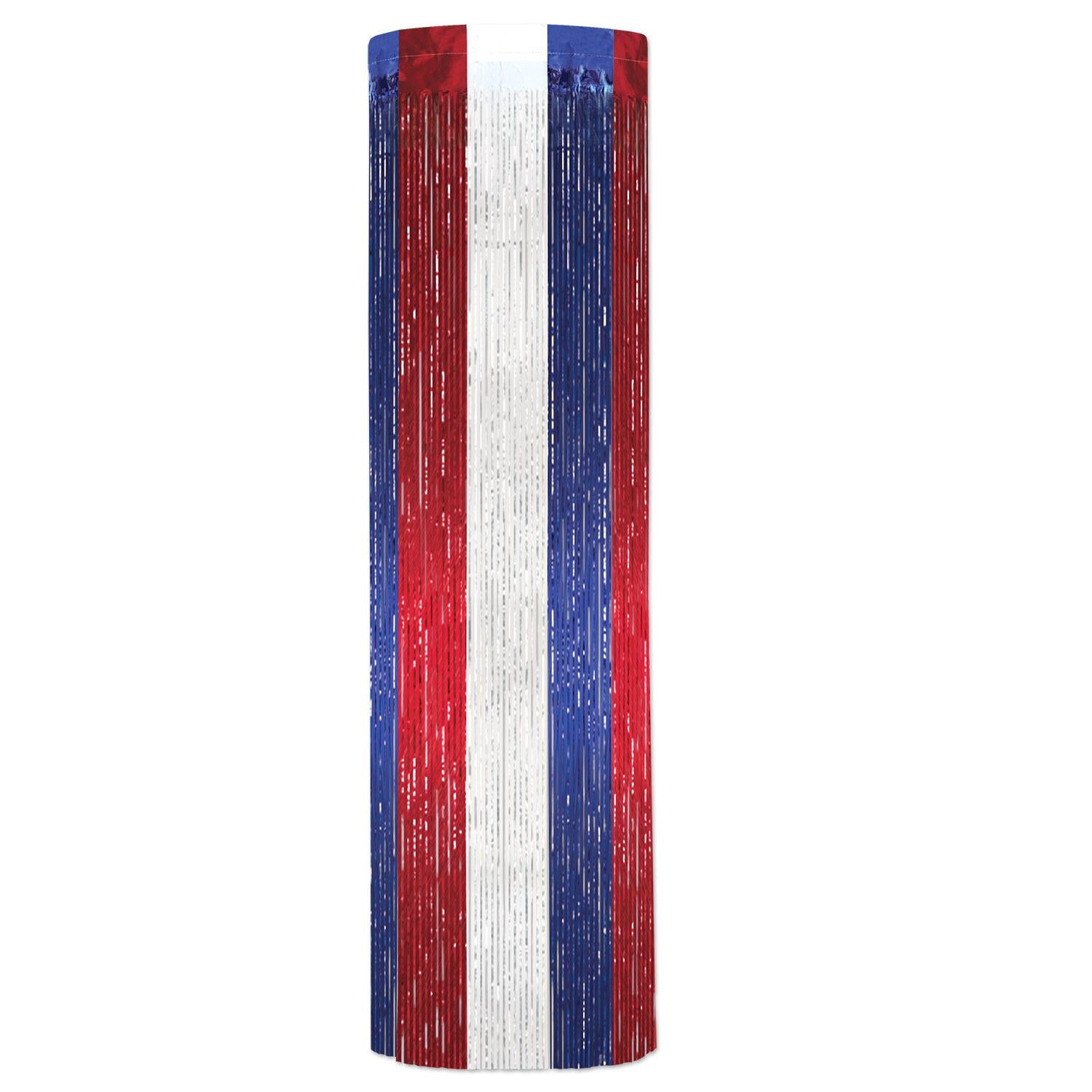 Beistle 1-Ply Gleam 'N Party Column - red - white - blue