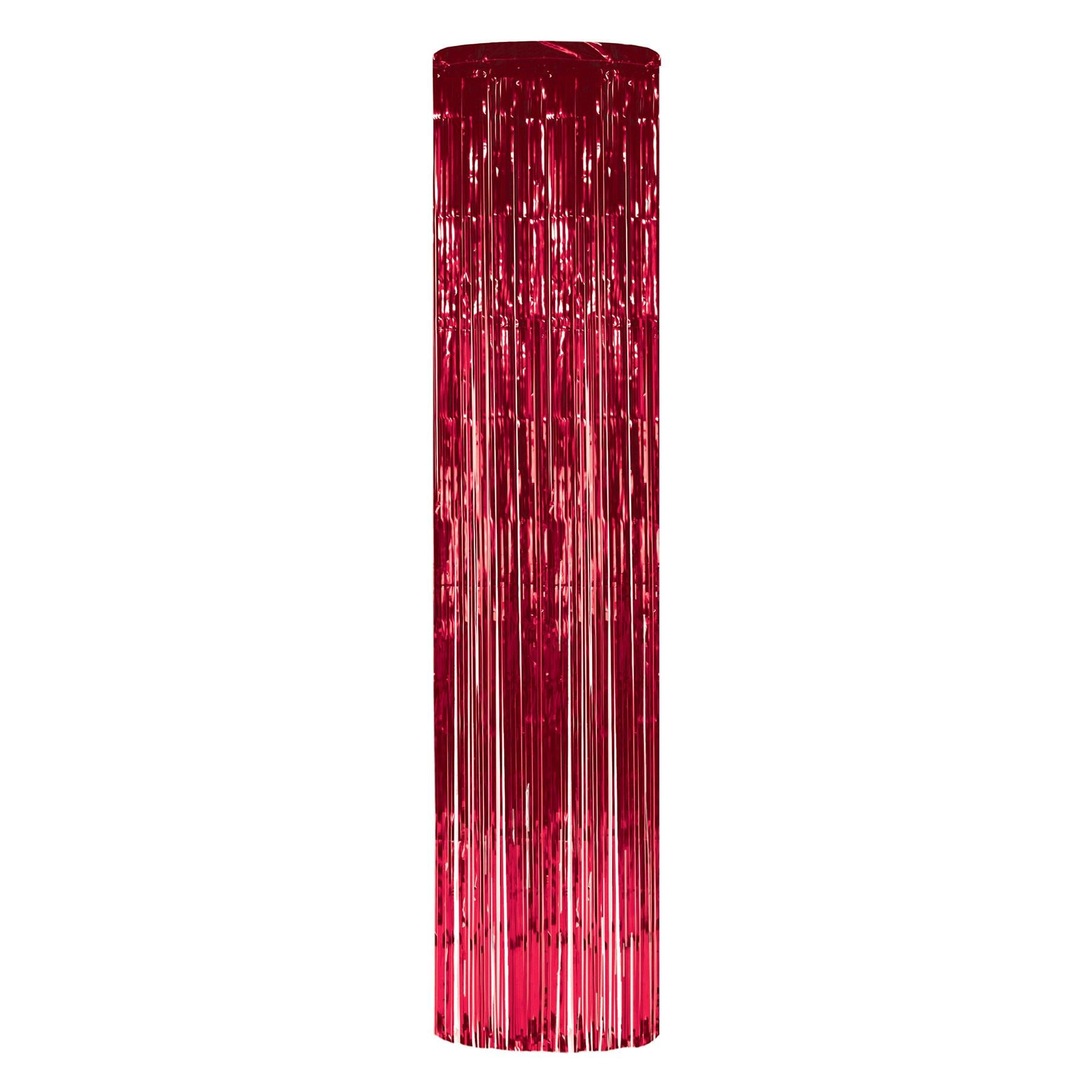 Beistle 1-Ply Gleam 'N Party Column - red