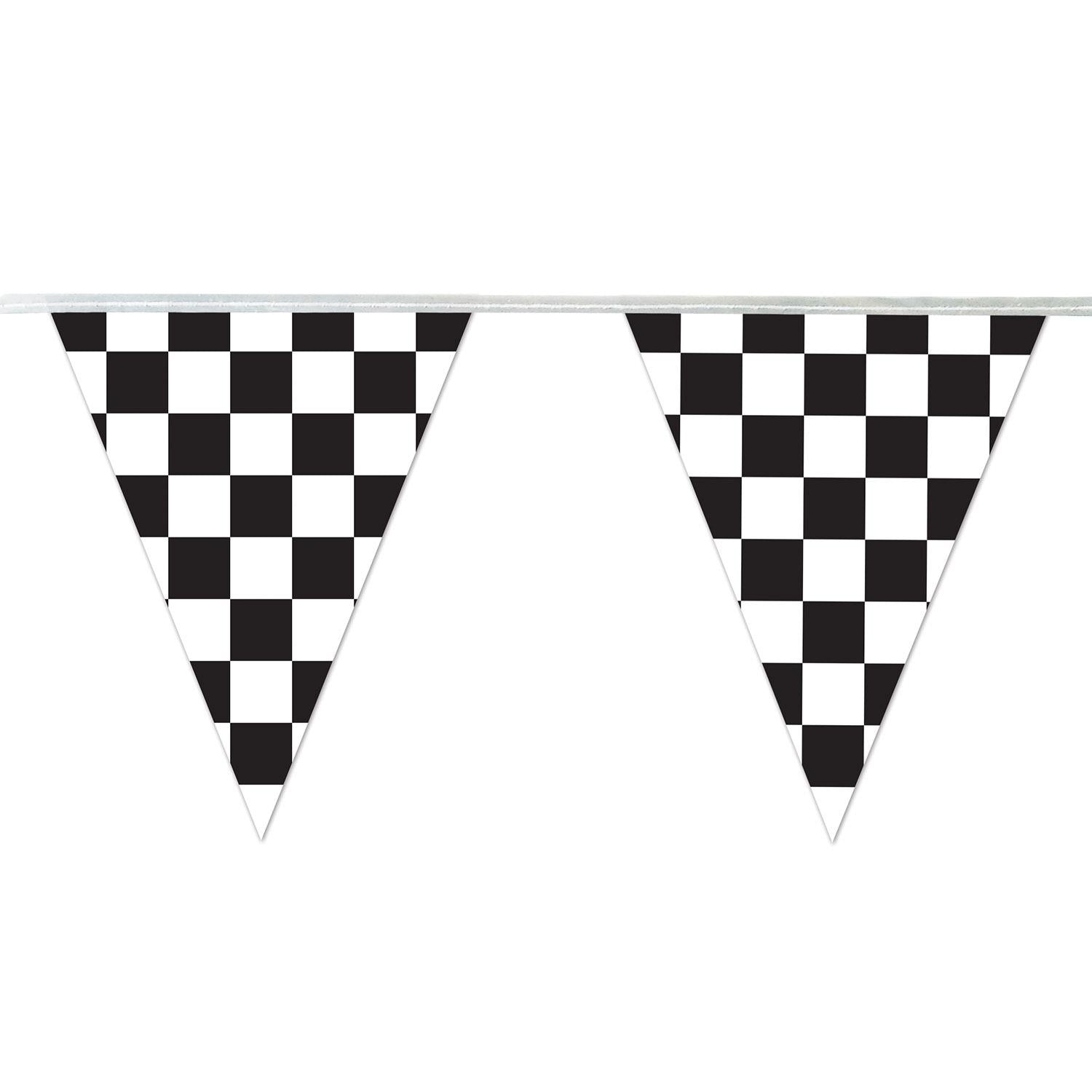 12 ft. Beistle Checkered Party Pennant Banner