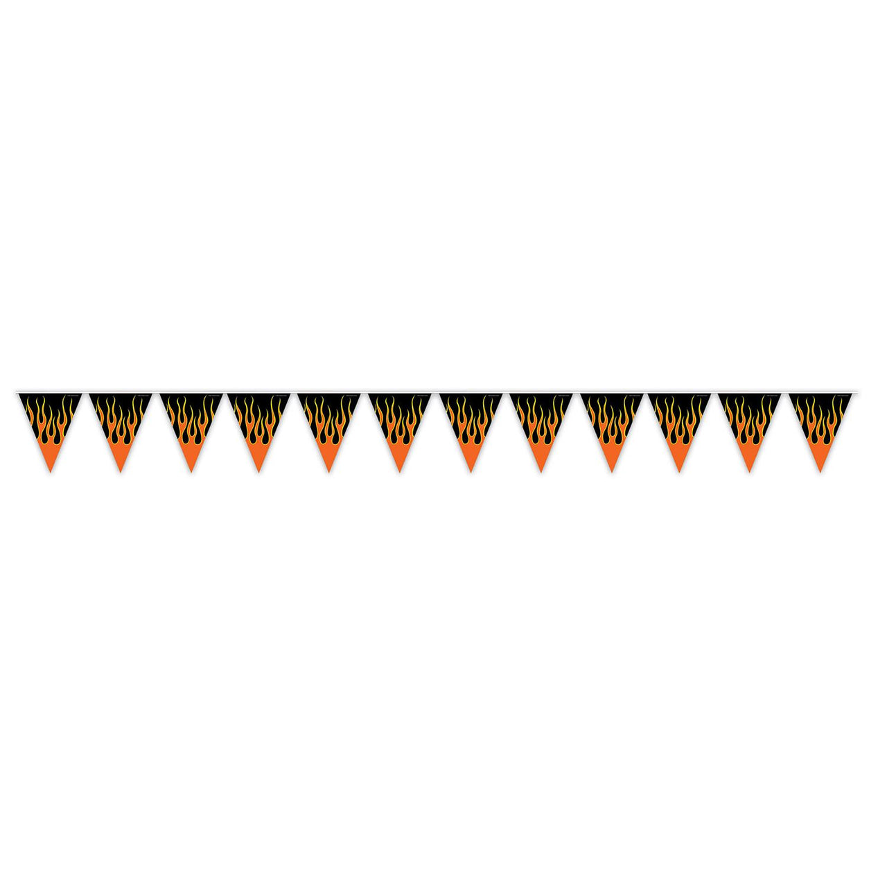 Beistle Flame Party Pennant Banner