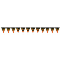 Beistle Flame Party Pennant Banner