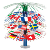 Beistle International Flag Cascade Party Centerpiece