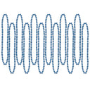 Beistle Party Bead Necklaces - Small Round blue (12/Pkg)
