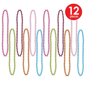 Party Bead Necklaces - Small Round