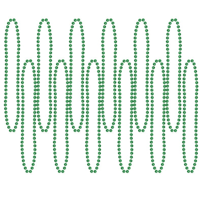 Beistle Party Bead Necklaces - Small Round green (12/Pkg)