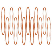Beistle Party Bead Necklaces - Small Round orange (12/Pkg)