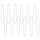 Beistle Party Bead Necklaces - Small Round white (12/Pkg)