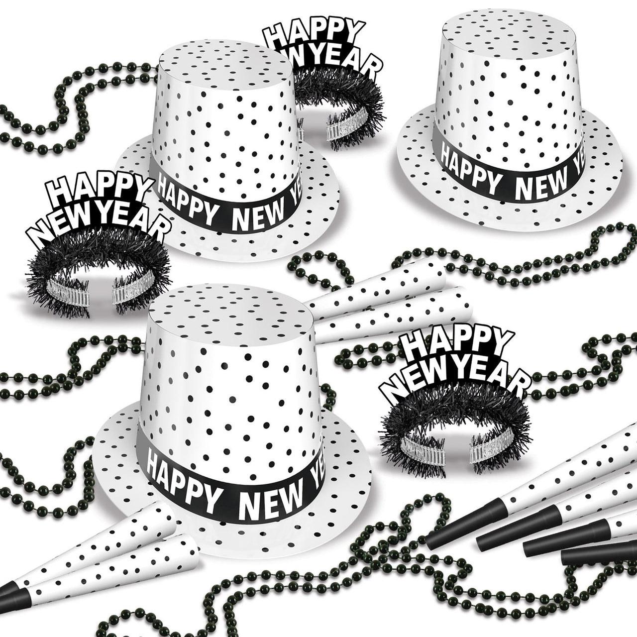 Party Accessories - Party Bead Necklaces - Small Round