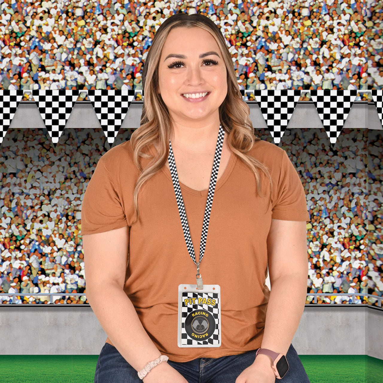 Pit Pass Racing Racing Pit Party Pass with Lanyard 25 Inch | Beistle – Bulk Party Supplies