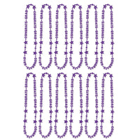 Congrats Grad Bead Necklaces - purple