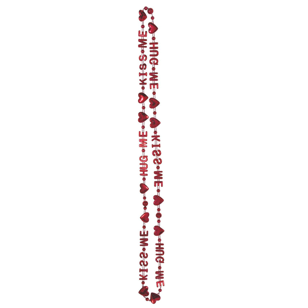 Beistle Valentine's Day Hug Me - Kiss Me Bead Necklaces