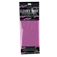 Beistle Party Gleam 'N Wrap Metallic Sheets cerise (3/Pkg)