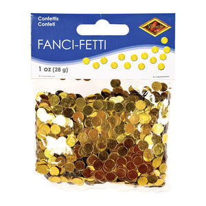 Party Decorations - confetti Dots - gold