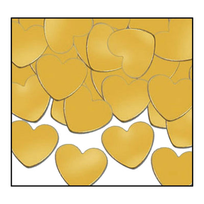 Beistle Party Confetti Hearts gold (1 Oz/Pkg)