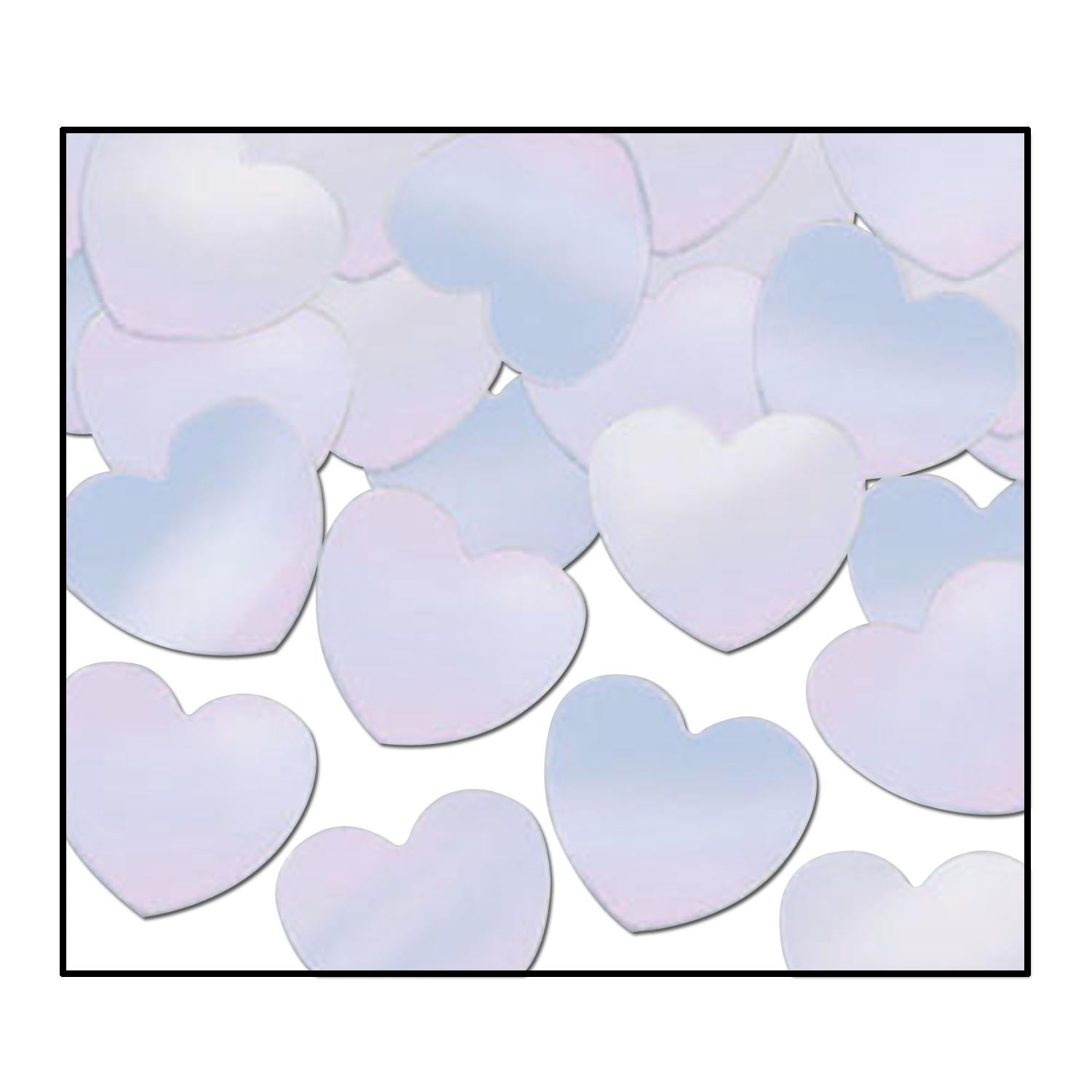 Beistle Party Confetti Hearts opalescent (1 Oz/Pkg)