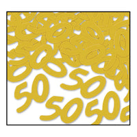 Confetti 50th Anniversary Silhouettes gold (0.5 Oz/Pkg)