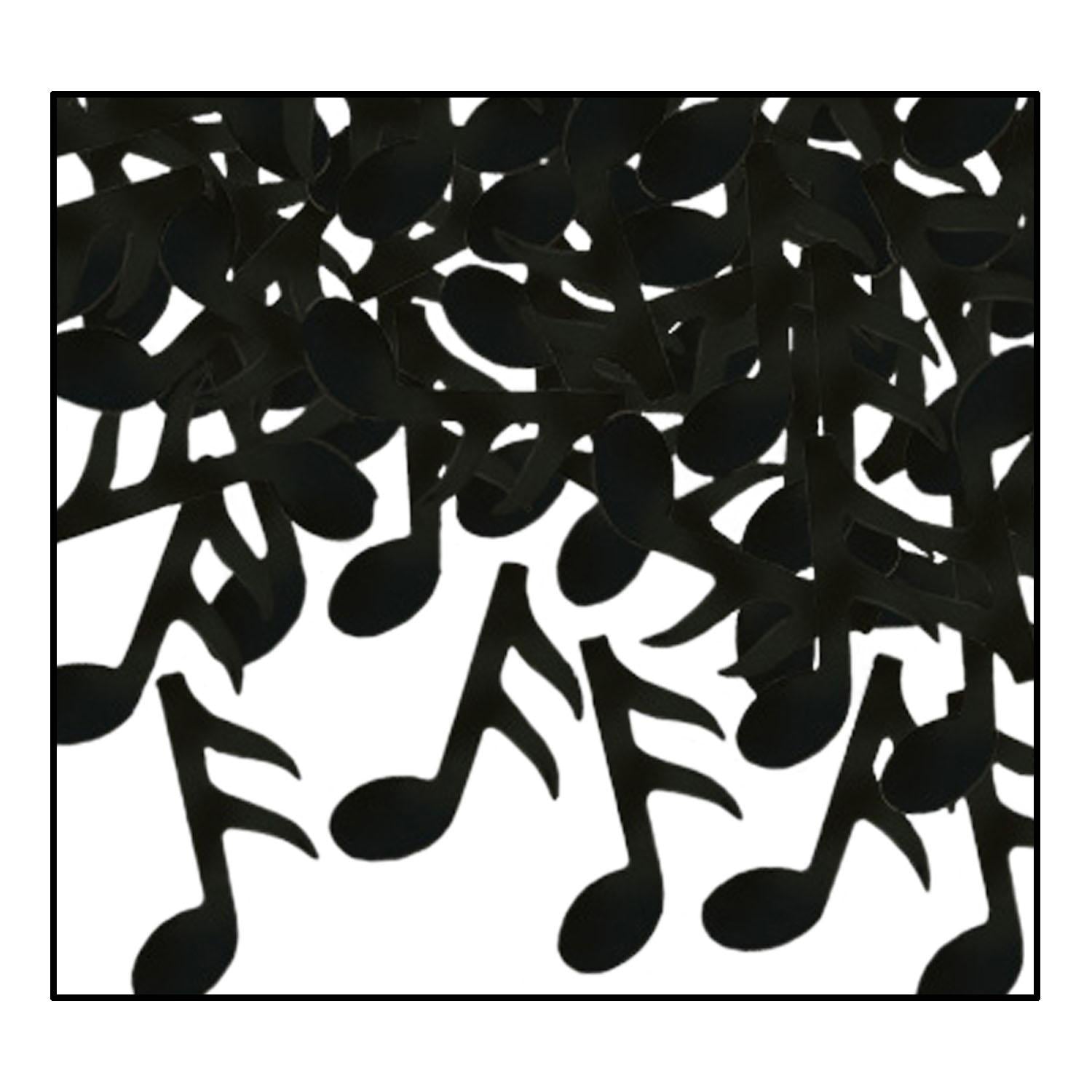 Confetti Musical Notes Party Decoration - black (1 Oz/Pkg)