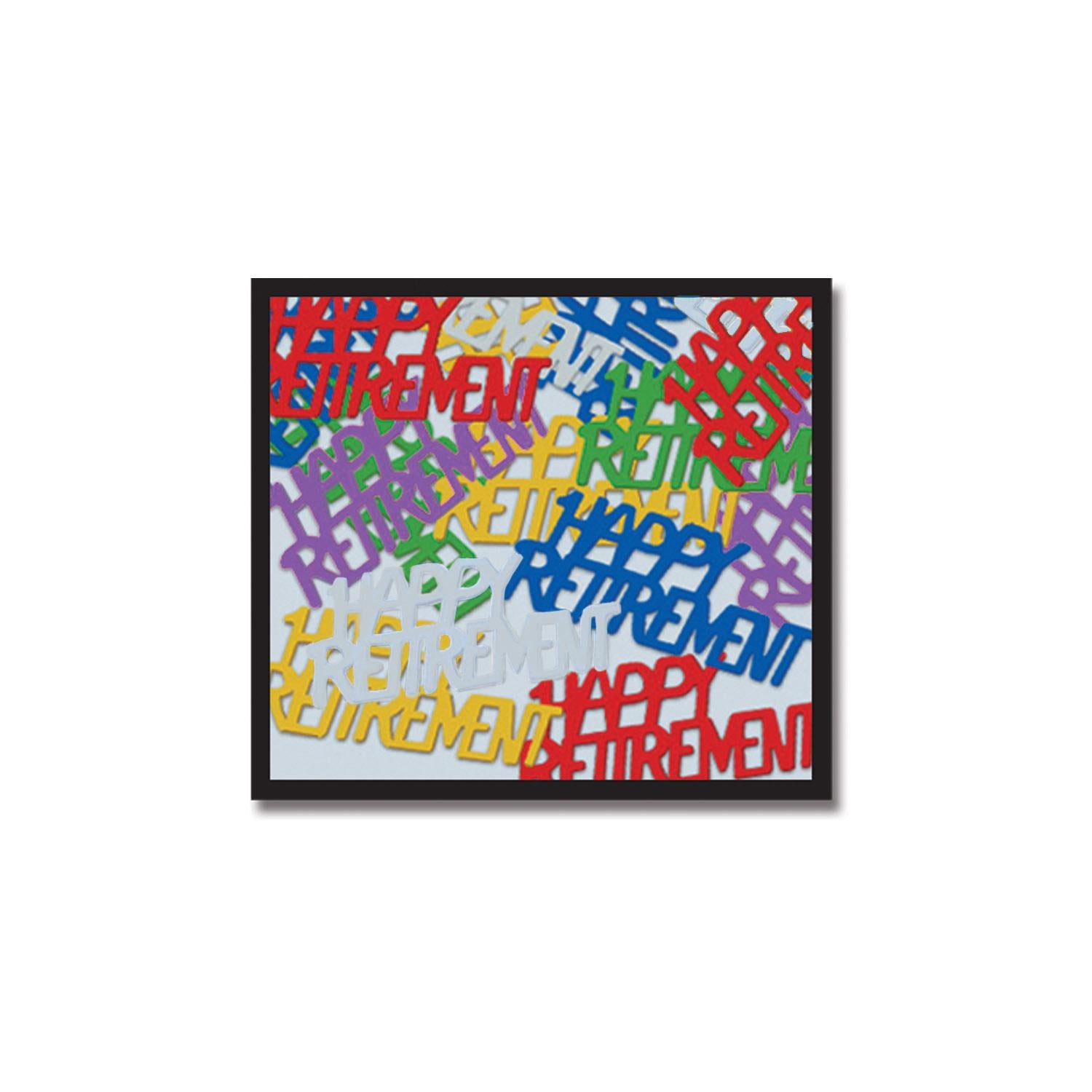 Happy Retirement Party Confetti - multi-color (0.5 Oz/Pkg)