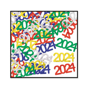 New Year's Eve Confetti 2024 Silhouettes (12 Packages)