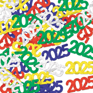 Beistle Fanci-Fetti 2025 Silhouettes - Colorful 0.5 Oz/Pkg - New Years & Fanci-Fetti