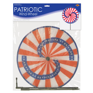 Bulk Patriotic Wind-Wheels (Case of 6) by Beistle