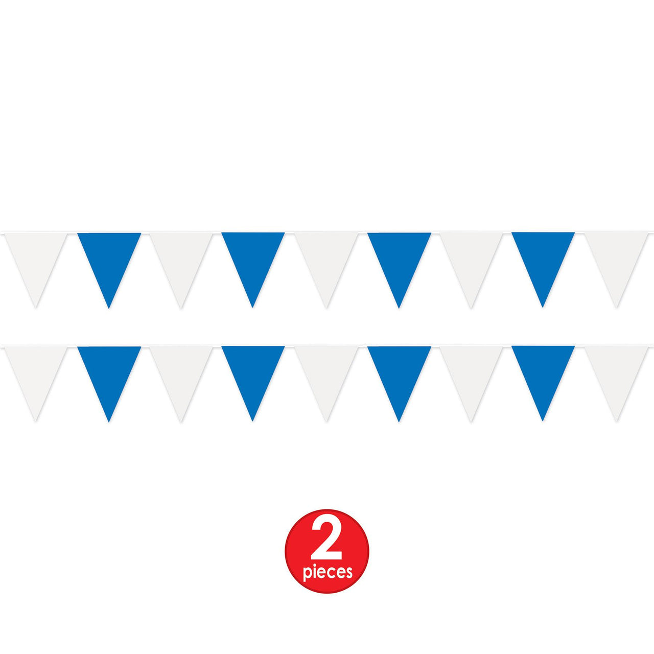 Blue & White Pennant Banner, party supplies, decorations, The Beistle Company, Oktoberfest, Bulk, Holiday Party Supplies, Oktoberfest Party Supplies