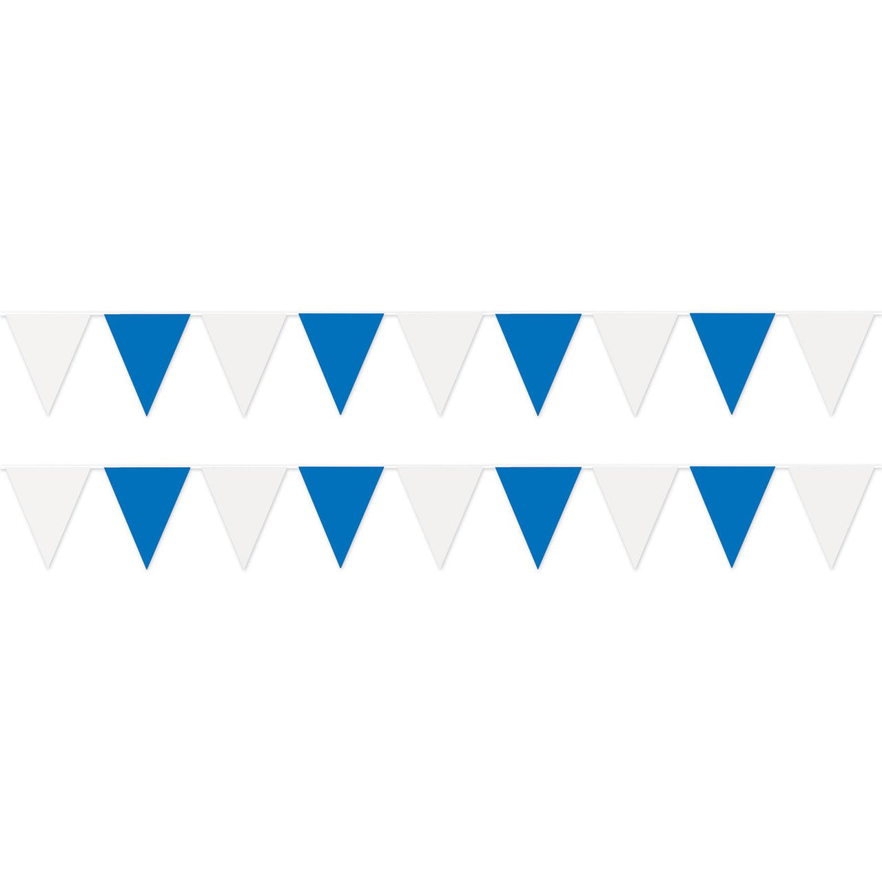 Blue & White Pennant Banner, party supplies, decorations, The Beistle Company, Oktoberfest, Bulk, Holiday Party Supplies, Oktoberfest Party Supplies