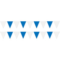 Blue & White Pennant Banner, party supplies, decorations, The Beistle Company, Oktoberfest, Bulk, Holiday Party Supplies, Oktoberfest Party Supplies