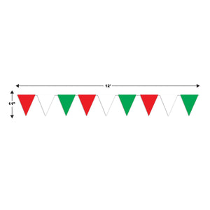 Party Decorations - Indoor/Outdoor Pennant Banner