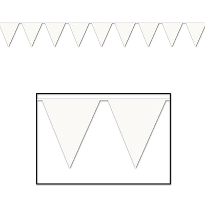 Beistle White Party Pennant Banner