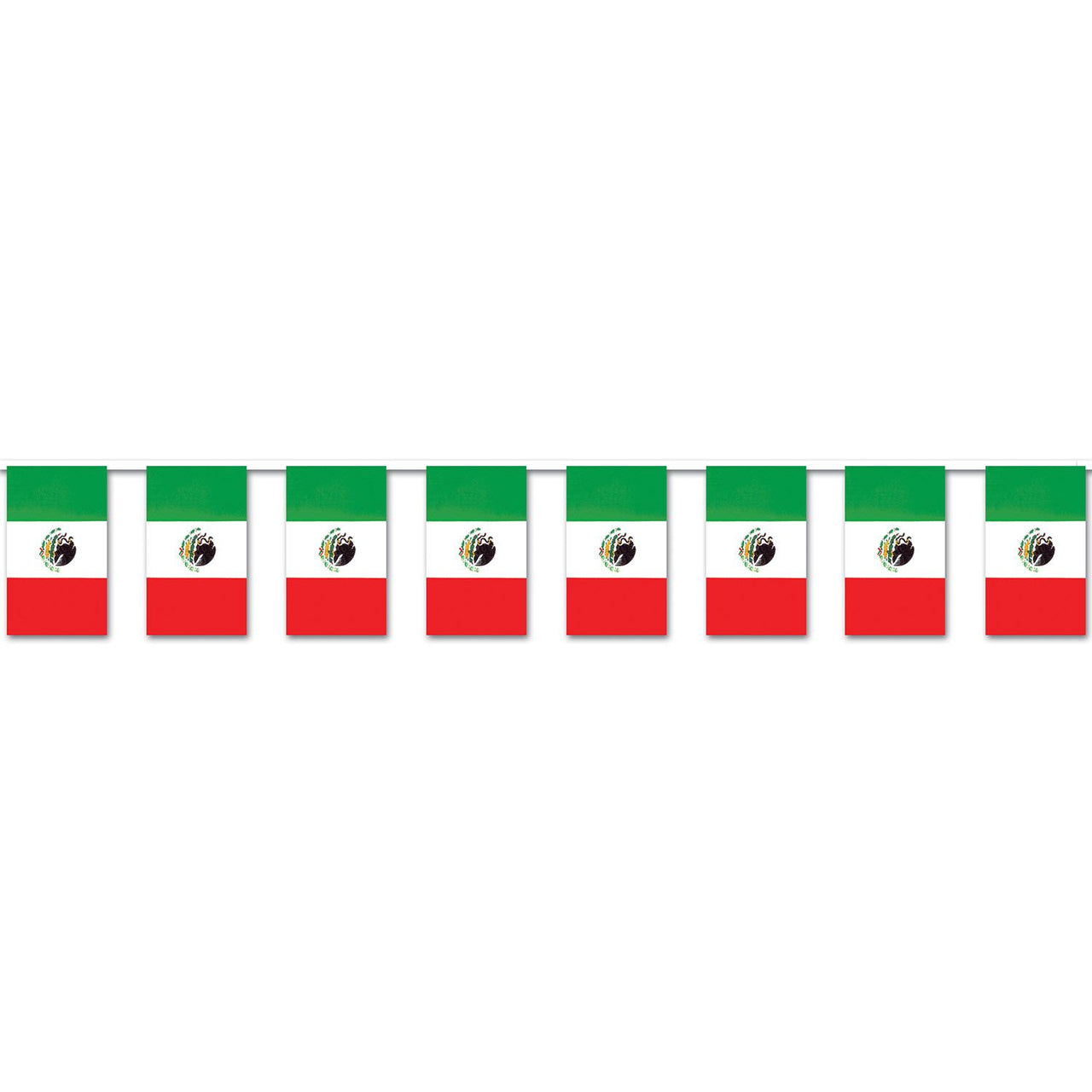 Beistle Fiesta Mexican Flag Pennant Banner
