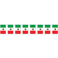 Beistle Fiesta Mexican Flag Pennant Banner