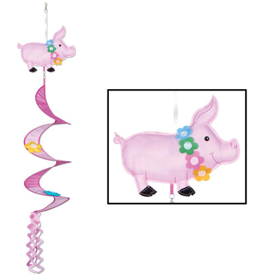 Beistle Luau Pig Wind-Spinner