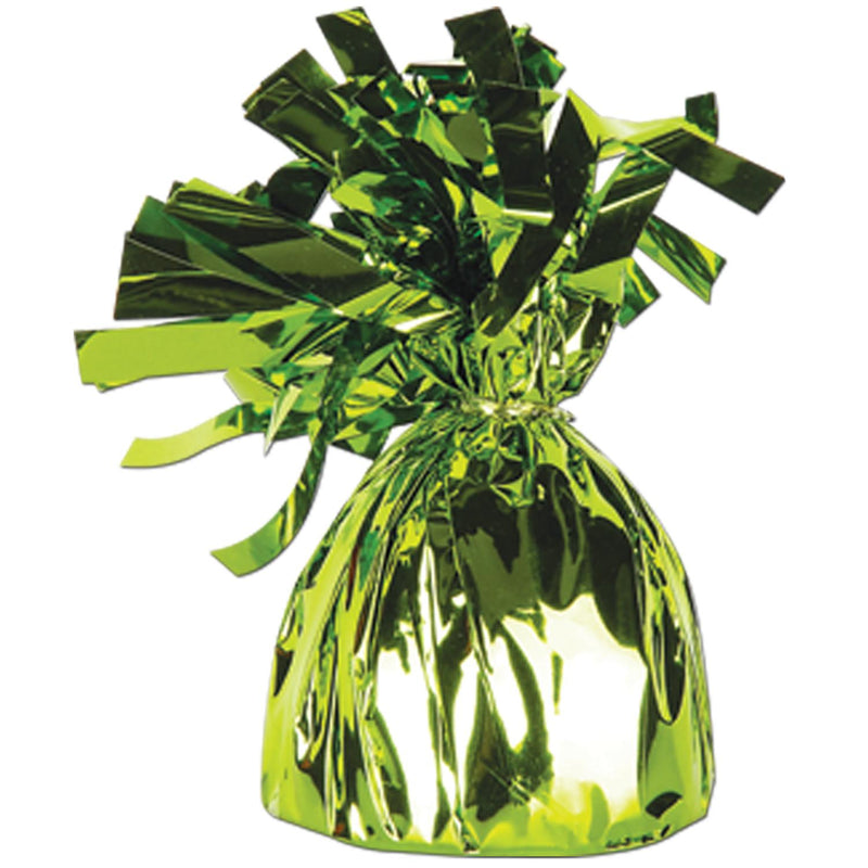 Beistle Metallic Wrapped Party Balloon Weight - Light green