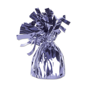 Beistle Metallic Wrapped Party Balloon Weight - lavender