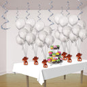 Bulk Metallic Wrapped Balloon Weight orange (Case of 12) by Beistle