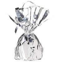 Beistle Metallic Wrapped Party Balloon Weight - silver