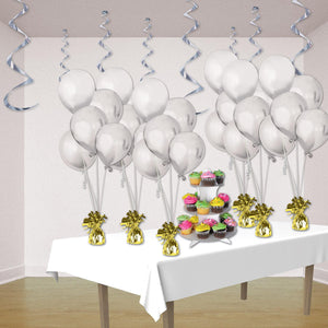 Bulk Metallic Wrapped Balloon Weight yellow cellophane (Case of 12) by Beistle