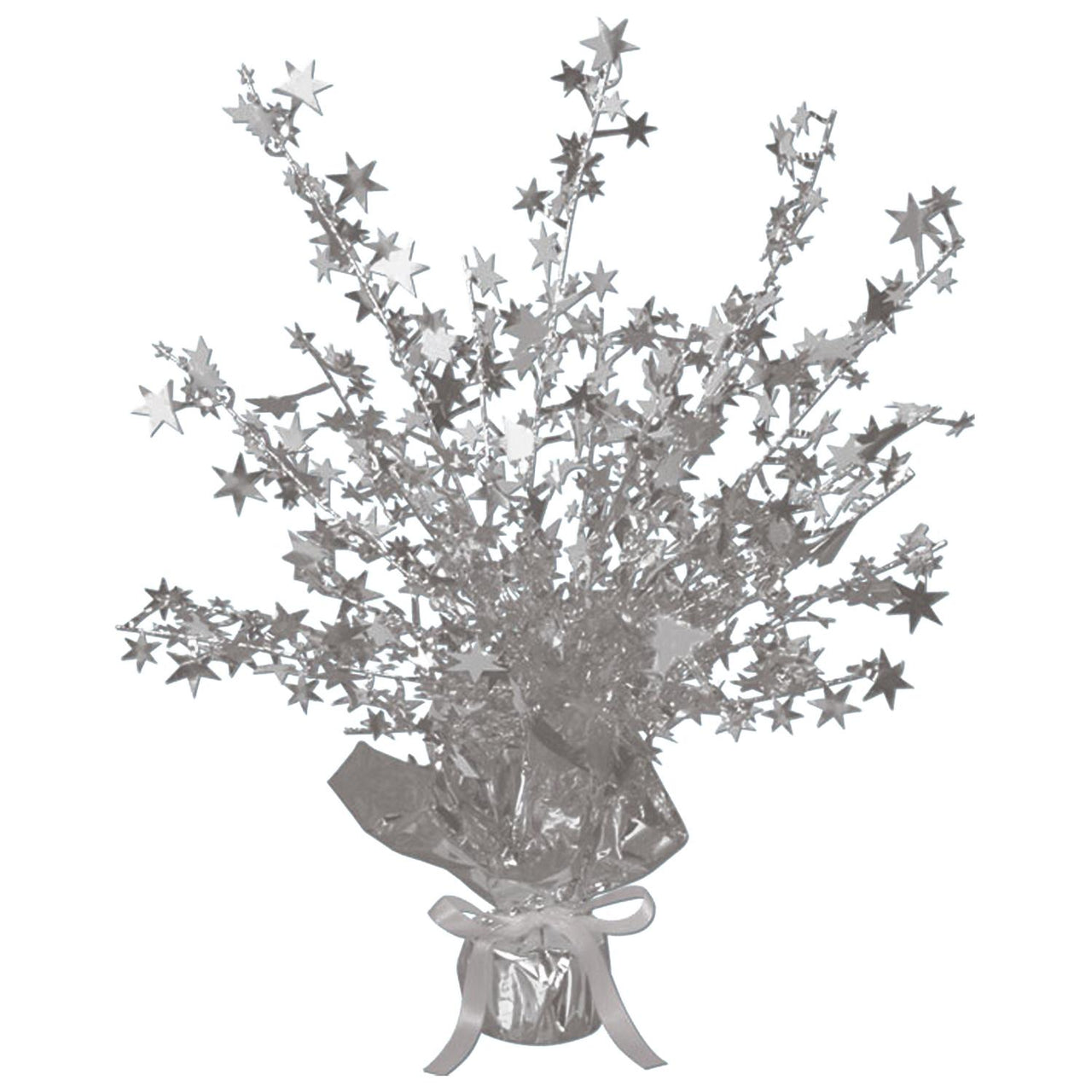 Star Graduation Party Gleam 'N Burst Centerpiece - silver