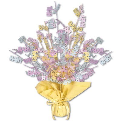Beistle Baby Shower Gleam 'N Burst Centerpiece