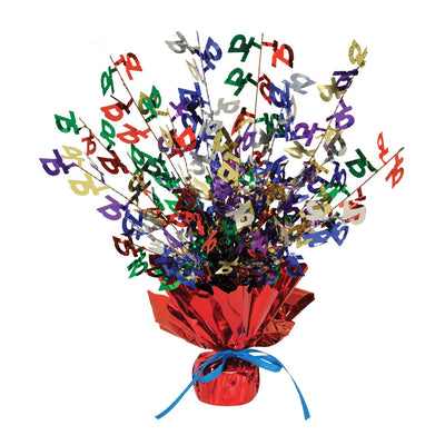 Beistle 75th Birthday Party Gleam 'N Burst Centerpiece