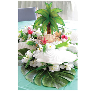Bulk Luau Party Shell Basket (Case of 6) by Beistle