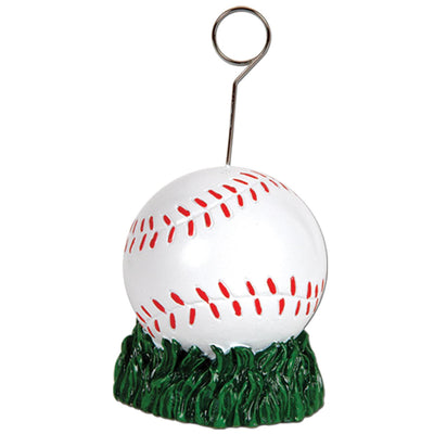 Beistle Baseball Party Photo/Balloon Holder